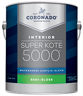 Chapman's Paint Warehouse Super Kote 5000® Waterborne Acrylic-Alkyd is the ideal choice for interior doors, trim, cabinets and walls. It delivers the desired flow and leveling characteristics of conventional alkyd paints while also providing a tough satin or semi-gloss finish that stands up to repeated washing and cleans up easily with soap and water.boom