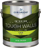 Chapman's Paint Warehouse Tough Walls Alkyd Semi-Gloss forms a hard, durable finish that is ideal for trim, kitchens, bathrooms, and other high-traffic areas that require frequent washing.boom