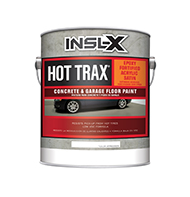 Chapman's Paint Warehouse Hot Trax is a high-performance, ready-to-use, epoxy-fortified acrylic concrete and garage floor coating that resists hot tire pick-up and marring common to driveways and garage floors. Hot Trax seals and protects concrete from chemicals, water, oil, and grease. This durable, low-satin finish resists cracking and can also be used on exterior concrete, masonry, stucco, cinder block, and brick.

Low-VOC
Resists hot tire pick-up
Interior or exterior use
Recoat in 24 hours
Park vehicles in 5-7 days
Qualifies for LEED creditboom